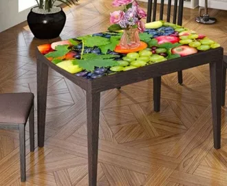 Столешница наклейка на стол ВИНОГРАД ФРУКТЫ купить