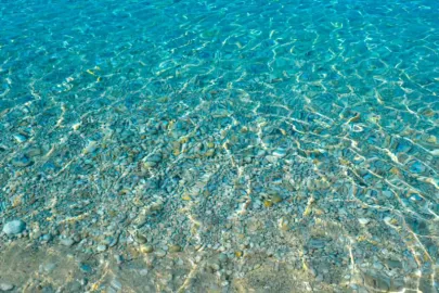 Обои для пола ПЕСОК КАМНИ ВОДА