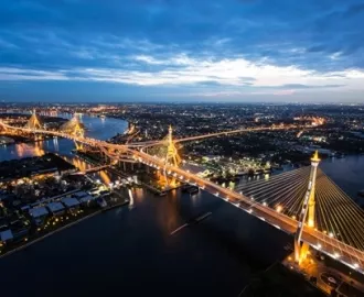 Фотообои на стену НОЧНОЙ ГОРОД вариант №49