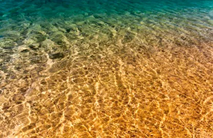 Обои для пола ЗОЛОТОЙ БЕРЕГ ПРОЗРАЧНАЯ ВОДА