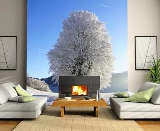 Фотообои купить СНЕЖНОЕ ДЕРЕВО