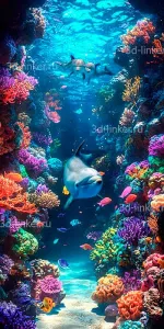 ДЕЛЬФИНЫ ПОДВОДНАЯ МОРСКАЯ ЖИЗНЬ