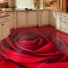 Напольное покрытие с рисунком АЛАЯ РОЗА